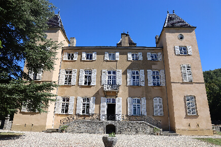 Le château de la Barollière - Façade Ouest
